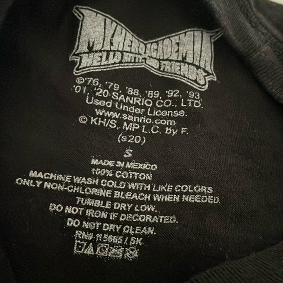 🆓FREE when Bundled My Hero Academia x Hello Kitty & Friends Mashup T-Shirt-Small - Picture 5 of 10